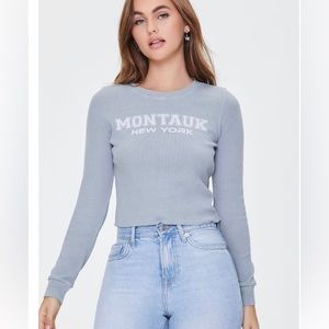 sage green montauk tee
